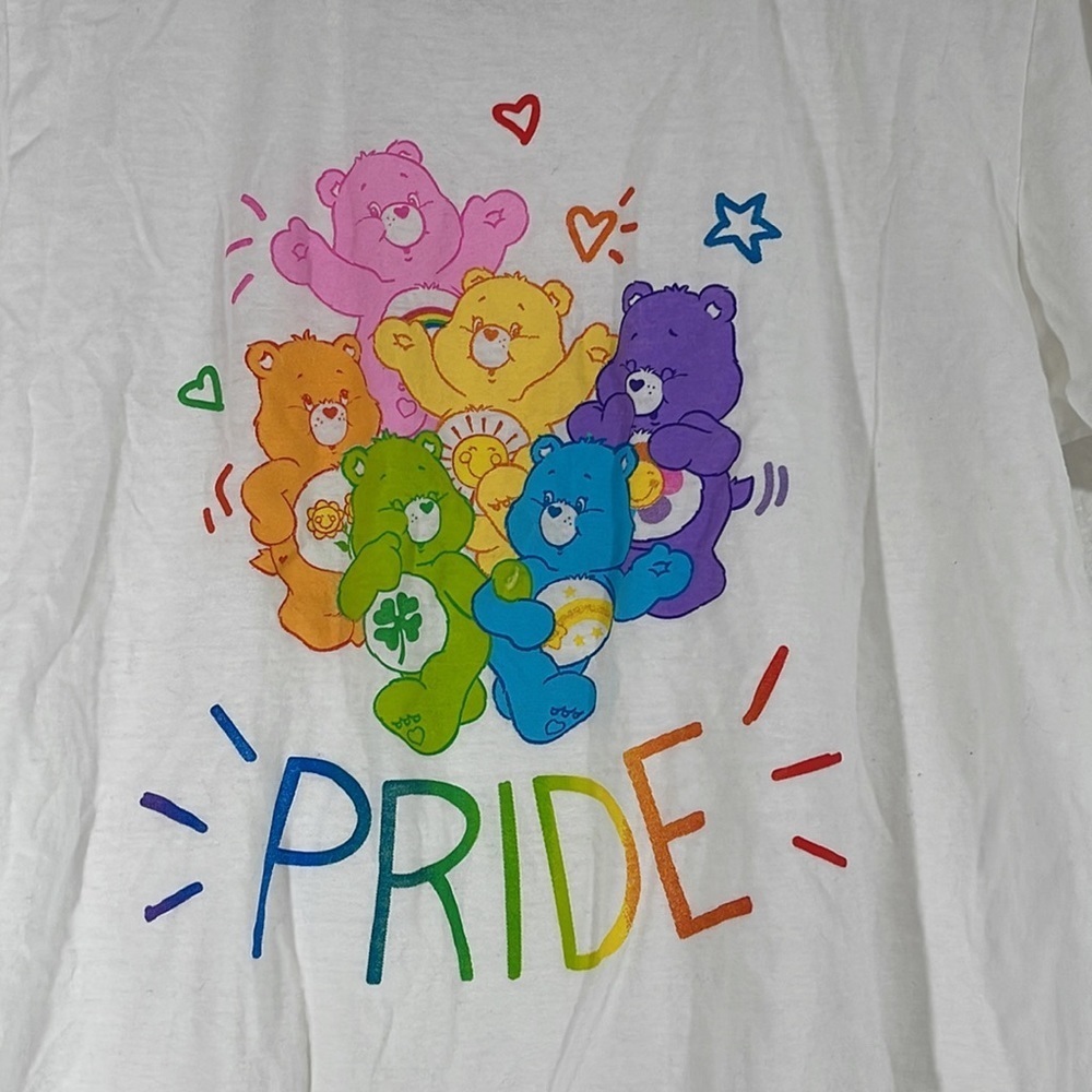Care Bears Rainbow Pride Adult Graphic Short Sleeve Size Small New